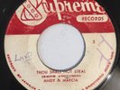 ANDY & MARCIA - THOU SHALL NOT STEAL - SUPREME ( VERY RARE SKA 7 )
