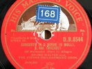 Walter. Mozart (Piano concerto KV 466). HMV DB 8544-7 (4). NM(-)