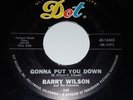 BARRY WILSON Gonna Put You Down / The Bug 1963 45 Dot 45-16462 Rockabilly