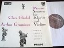 CLARA HASKIL ARTHUR GRUMIAUX MOZART SONATAS PHILIPS MAROON STEREO 835 103 AY
