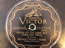 Victor 21475 Richard Rabbit Brown THE MOORE GIRL clasics 1928 Blues V 78 rpm