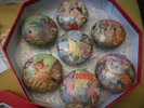 Walt Disney Christmas bauble set very rare set off 7 decorations & stunning box