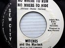 WITCHES and the WARLOCK promo NORTHERN SOUL 45 NO WHERE TO RUN / WANDERER e1005