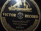 VIOLIN SOLO 78 rpm RECORD Victor PABLO SARASATE Habanera SPANISH