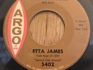 ETTA JAMES r&b soul 45 Seven Day Fool / Too Soon   Argo