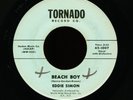 TEEN SURF 45 - EDDIE SIMON - TORNADO RECORDS 1007 - 