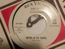Elvis Presley crying in the chapel. RCA Promo