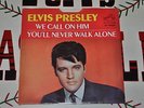 Elvis Presley 45 Record 47-9600 We Call on Him / You'll Never Walk Alone PROMO