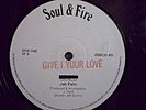 Jah Palm GIVE I YOUR LOVE LOVE/SENSIMINA RAINBOW STEPPER  SOUL & FIRE DISCO 45