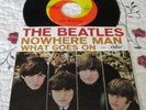 The Beatles-Nowhere Man/What Goes On-Vinyl 45 w/Pic Sleeve