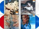 MADONNA 4x COLORED LP Sainsburys LIKE A VIRGIN TRUE BLUE PRAYER RAY OF LIGHT New