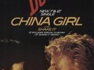 David Bowie China Girl UK poster promo POSTER EMI AMERICA 1983