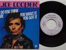 ALICE COOPER 'Who Do You Think We Are' 1981 French 7