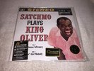 Louis Armstrong  Satchmo Plays King Oliver Stereo 45rpm Sealed