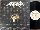 ANTHRAX - Among The Living KOREA Lyric Back Cover LP, Bootleg