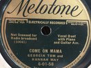 GEORGIA TOM & HANNAH MAY TAMPA RED MELOTONE 60158 BLUES 78 RPM E/E-
