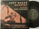 CHET BAKER 10 Inch LP Quartet Russ Freedom Pacific Jazz-DEEP GROOVE
