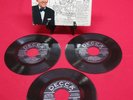 VINTAGE BING CROSBY 'A CHRISTMAS SING WITH BING' THREE 45'S RECORD SET