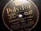 RUGGIERO RICCI & BIGOT J.S.Bach violin concerto french polydor 566.239 3x 78 rpm