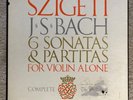 SZIGETI BACH - SONATAS PARTITAS Vanguard The BACH Guild BG 627/9 3LP NM