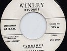 Paragons-Florence-Winley NM Promo Doo Wop 45 