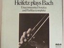 HEIFETZ Plays Bach Unaccompanied Sonatas & Partitas RCA Ex+ 3LP Box Set