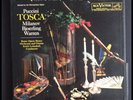 MILANOV BJOERLING LEINSDORF: PUCCINI TOSCA LIVING STEREO SHADED DOG RCA 2LP rare