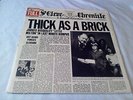 Jethro Tull Thick As a Brick Excellent Vinyl LP Record CHR 1003 Porky 1st Press