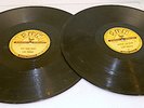 2 CARL PERKINS records  SUN 243 Boppin' the BLUES & SUN 234 Blue Suede Shoes
