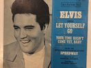 Elvis Presley Rare Ep Ps 45 RCA Victor 49.555 Let Yourself Go Speedway French