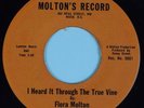 FLORA MOLTON: Through True Vine USA Private Washington DC R&B Blues 45 HEAR