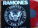RAMONES mint 'LIVE NYC 1982' album RED VINYL punk DICKS avengers FEAR randoms