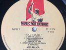 Metallica - Kill Em All, 1983 Music For Nations LP