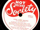 CLARENCE WILLIAMS BLUE FIVE Coal Cart Blues / NEW ORLEANS RHYTHM K. 78rpm X2883