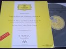 LUDWIG HOELSCHER DEMUS BRAHMS CELLO SONATAS LP DGG RED STEREO SLPM 138 012 RARE