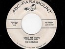 RARE PHILLY 2 SIDED DOOWOP-CORVELLS-ABC-PARAMOUNT 10324-TAKE MY LOVE/DAISY