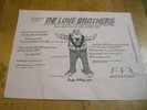 RARE HIP HOP FLYER THE LOVE BROTHERS.MEAN GENE-CORDIE O-GRANDWIZARD D.J THEODORE