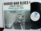 Junior Wells Chicago Blues Band With Buddy Guy  Hoodoo Man DS 612 USA LP Delmark