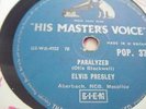 ELVIS PRESLEY* PARALLYZED / WHEN MY BLUE MOON TURNS TO GOLD AGAIN* VG