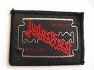 JUDAS PRIEST BRITISH STEEL ORIGINAL VINTAGE SEW ON PATCH FROM 1980's BLACK
