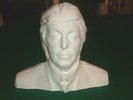 Paul McCartney Bust life mask sculpture statue white in PLA