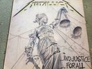 Metallica ...And Justice For All 2 LP Set Record 1988