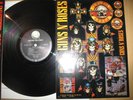 GUNS N ROSES LP APPETITE FOR DESTRUCTION BANNED COVER WTH RARE SHEET OF STICKERS