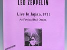 Led Zeppelin  : Live In Japan, 1971   12”   LP  Vinyl   Record