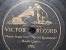 Victor 7-Inch Record 1792 Church Scene from The Old Homestead by Hayden Quartet