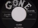 THE PREMIERS: Valerie / Is It A Dream GONE Doo Wop 45 70s RE Rare