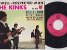 The KINKS * A Well Respected Man * 1965 French EP * BEAT FREAKBEAT *