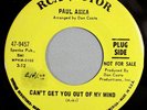HEAR IT 60's Northern Soul Promo 45 rpm record Paul Anka 