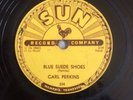 carl perkins 78 Sun Records Lp Blue Suede Shoes  Beatles Elvis Presley No Cd Oop