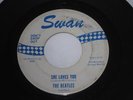The Beatles 45 rpm Record She Loves You Swan Blue Label